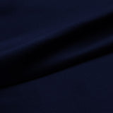 Super Dark Blue 100% Pure Mulberry Silk Fabric 19mm 44" Width Pre-Cut Silk Fabric
