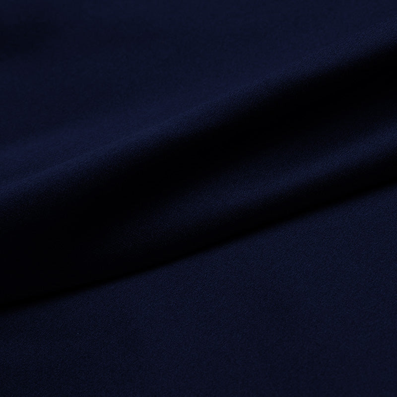 Super Dark Blue 100% Pure Mulberry Silk Fabric 19mm 44" Width Pre-Cut Silk Fabric
