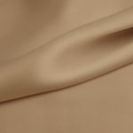 Caramel 100% Pure Mulberry Silk Fabric 19mm 44" Width Pre-Cut Silk Fabric
