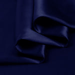 Navy Blue 100% Pure Mulberry Silk Fabric 19mm 44" Width Pre-Cut Silk Fabric
