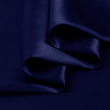 Navy Blue 100% Pure Mulberry Silk Fabric 19mm 44" Width Pre-Cut Silk Fabric
