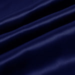 Navy Blue 100% Pure Mulberry Silk Fabric 19mm 44" Width Pre-Cut Silk Fabric
