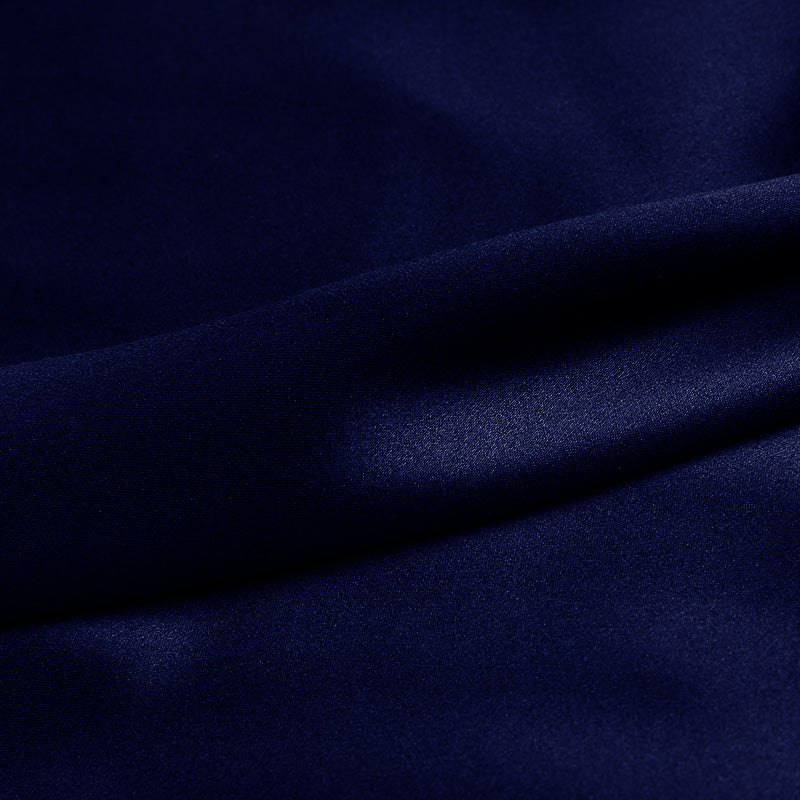 Navy Blue 100% Pure Mulberry Silk Fabric 19mm 44" Width Pre-Cut Silk Fabric
