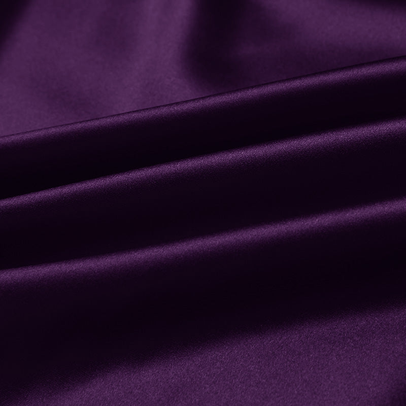 Purple 100% Pure Mulberry Silk Fabric 19mm 44" Width Pre-Cut Silk Fabric
