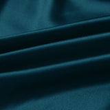 Deep Teal 100% Pure Mulberry Silk Fabric 19mm 44" Width Pre-Cut Silk Fabric
