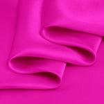 Hot Pink 100% Pure Mulberry Silk Fabric 19mm 44" Width Pre-Cut Silk Fabric
