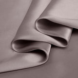 Taupe 100% Pure Mulberry Silk Fabric 19mm 44" Width Pre-Cut Silk Fabric
