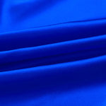 Indigo Blue 100% Pure Mulberry Silk Fabric 19mm 44" Width Pre-Cut Silk Fabric
