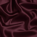 Mahogany Red Color 100% Pure Mulberry Silk Fabric 19mm 44" Width Pre-Cut Silk Fabric
