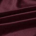 Mahogany Red Color 100% Pure Mulberry Silk Fabric 19mm 44" Width Pre-Cut Silk Fabric
