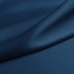 Coronet Blue 100% Pure Mulberry Silk Fabric 19mm 44" Width Pre-Cut Silk Fabric
