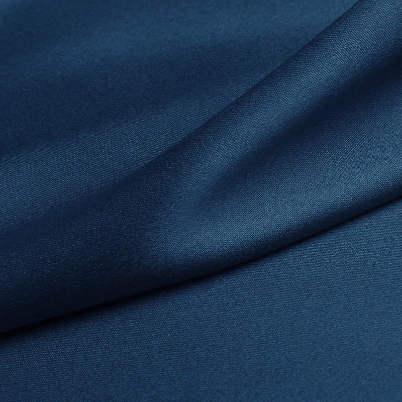 Coronet Blue 100% Pure Mulberry Silk Fabric 19mm 44" Width Pre-Cut Silk Fabric
