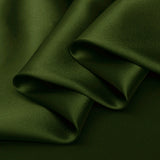 Olive 100% Pure Mulberry Silk Fabric 19mm 44" Width Pre-Cut Silk Fabric
