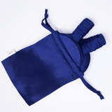 Navy Blue Pure Silk Sleep Mask Set
