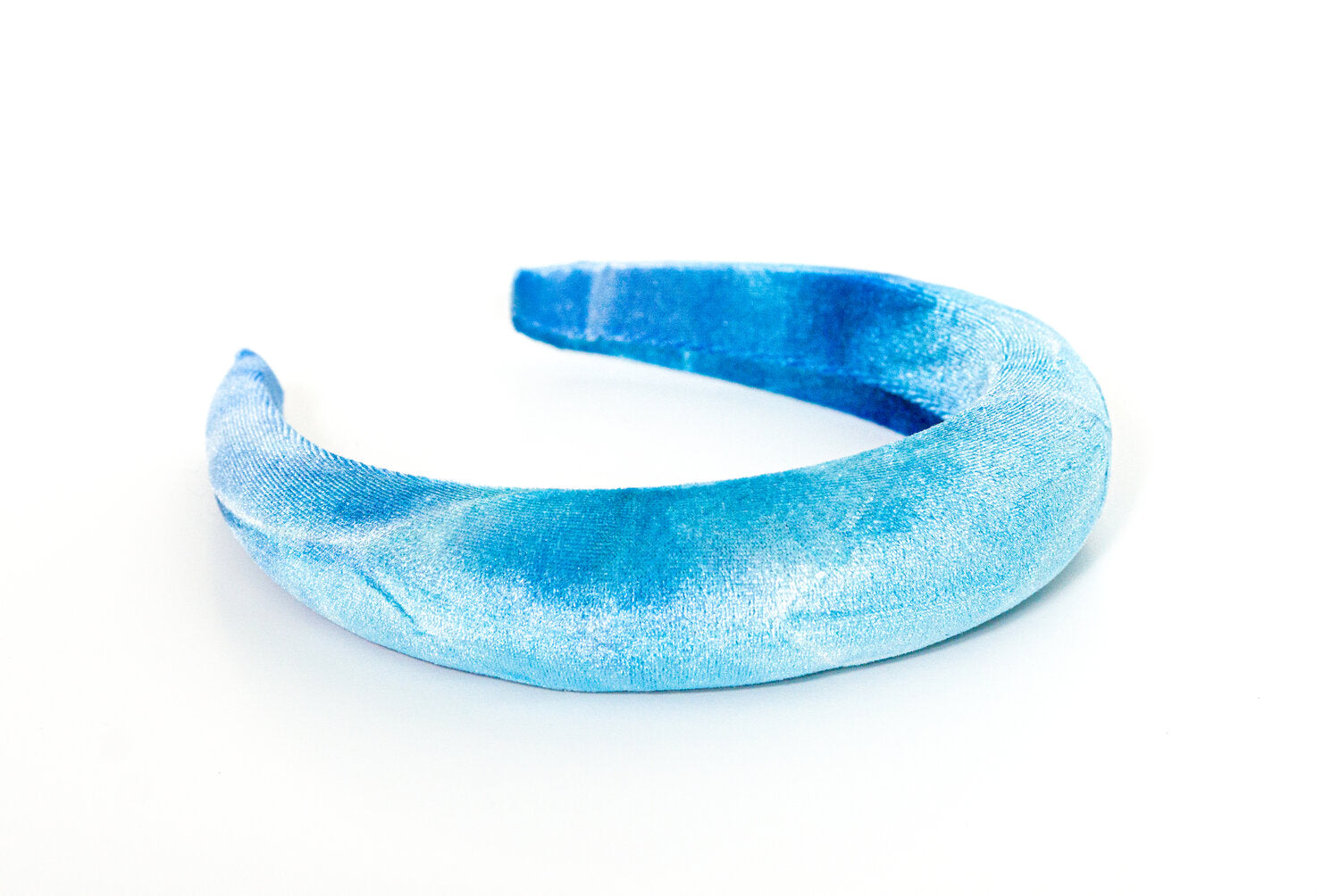 Blue Tie Dye Padded Headband by NOCHKA
