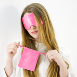 Hot Pink Pure Silk Sleep Mask
