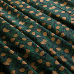 Pine Print 100% Pure Mulberry Silk Fabric 19mm 54" Width Pre-Cut Silk Fabric
