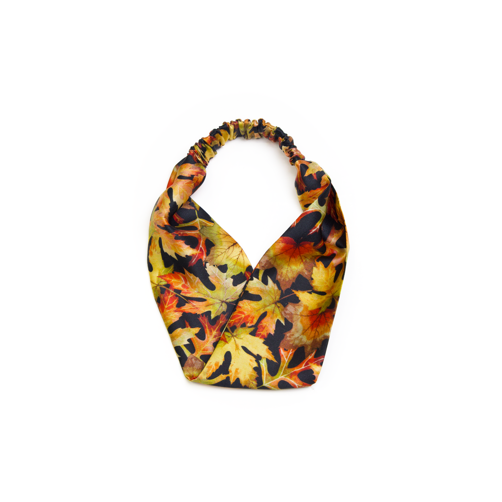 Fall Leaves Pure Silk Headband
