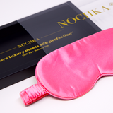 Hot Pink Pure Silk Sleep Mask
