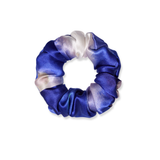 NOCHKA Lavender Indigo Print of Silk Scrunchies – Ultra Thin, Skinny, Regular & Jumbo
