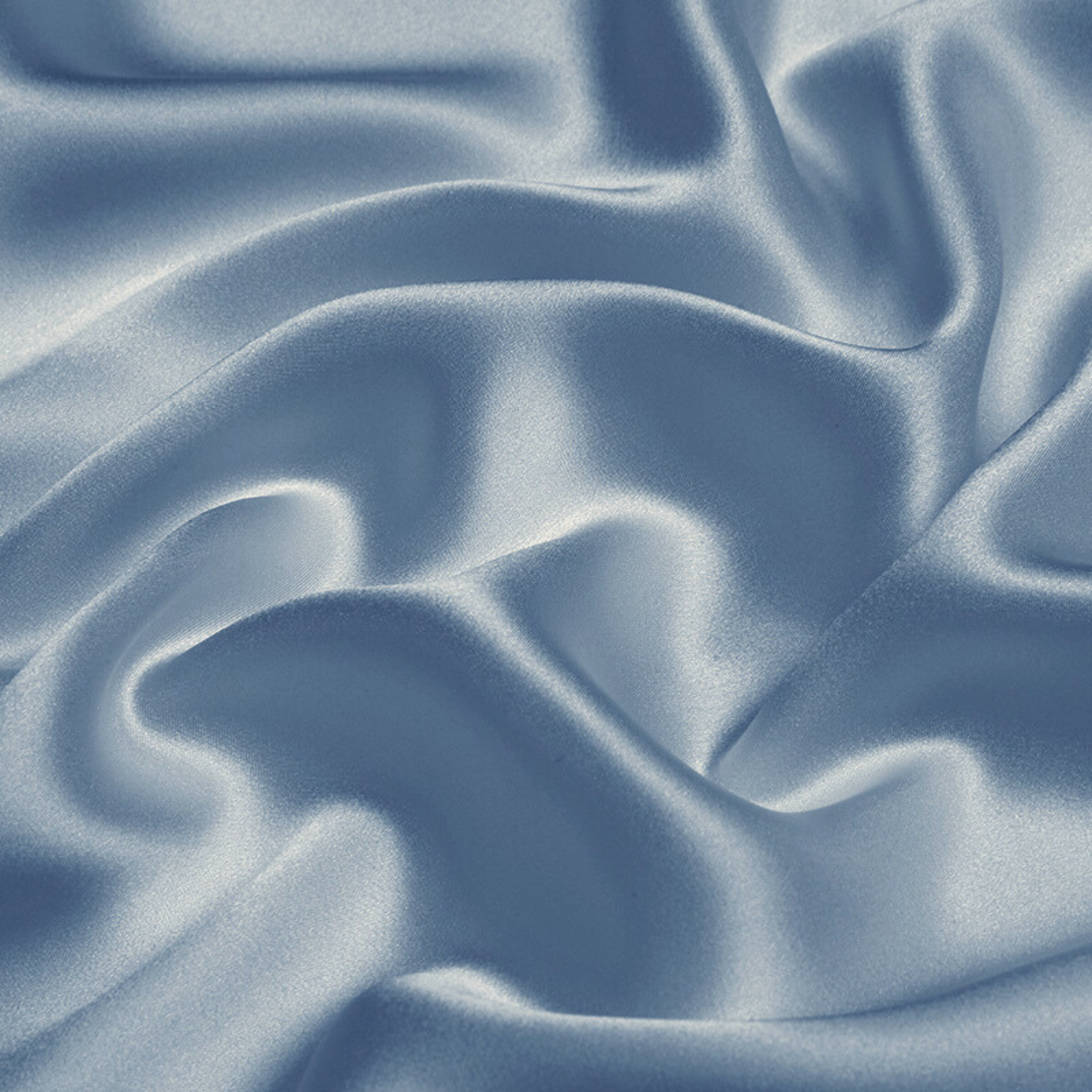 Denim 100% Pure Mulberry Silk Fabric 19mm Cut-to-Size Silk Fabric
