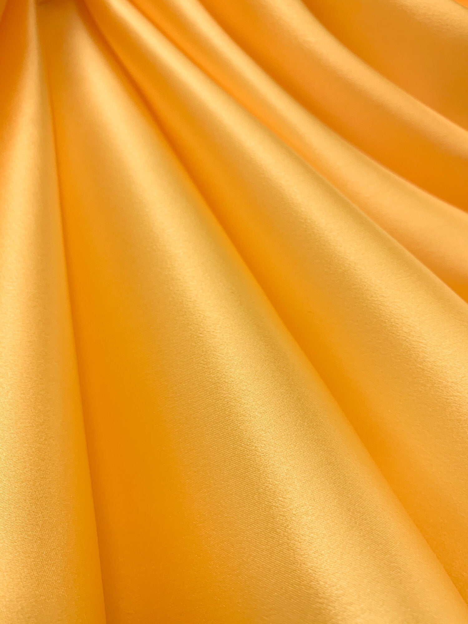 Amber Yellow 100% Pure Mulberry Silk Fabric
19mm 44" Width Pre-Cut Silk Fabric
