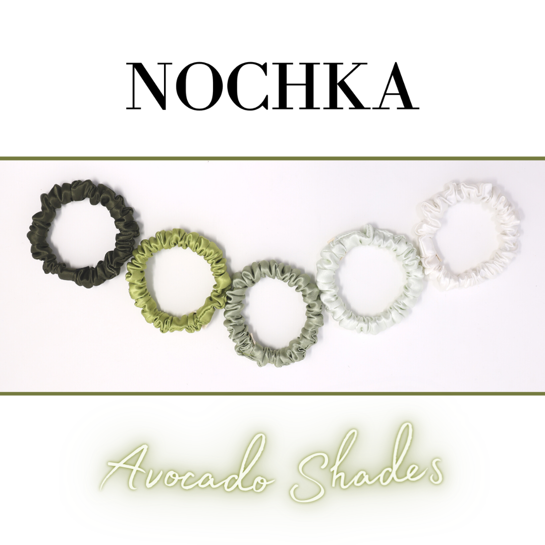 Ultra Skinny Scrunchies - Avocado Shades
