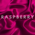 Raspberry Ultra Skinny Scrunchie – 100% Pure Mulberry Silk, Perfect for All Hair Types
