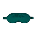 Hunter Green Pure Silk Sleep Mask Set
