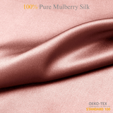 Adobe Rose 100% Pure Mulberry Silk Fabric 19mm Cut - to - Size Silk Fabric - NOCHKA

