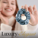Air Force Skinny Scrunchie – 100% Pure Mulberry Silk, Perfect for All Hair Types - NOCHKA
