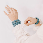 Air Force Ultra Skinny Scrunchie – 100% Pure Mulberry Silk, Perfect for All Hair Types - NOCHKA
