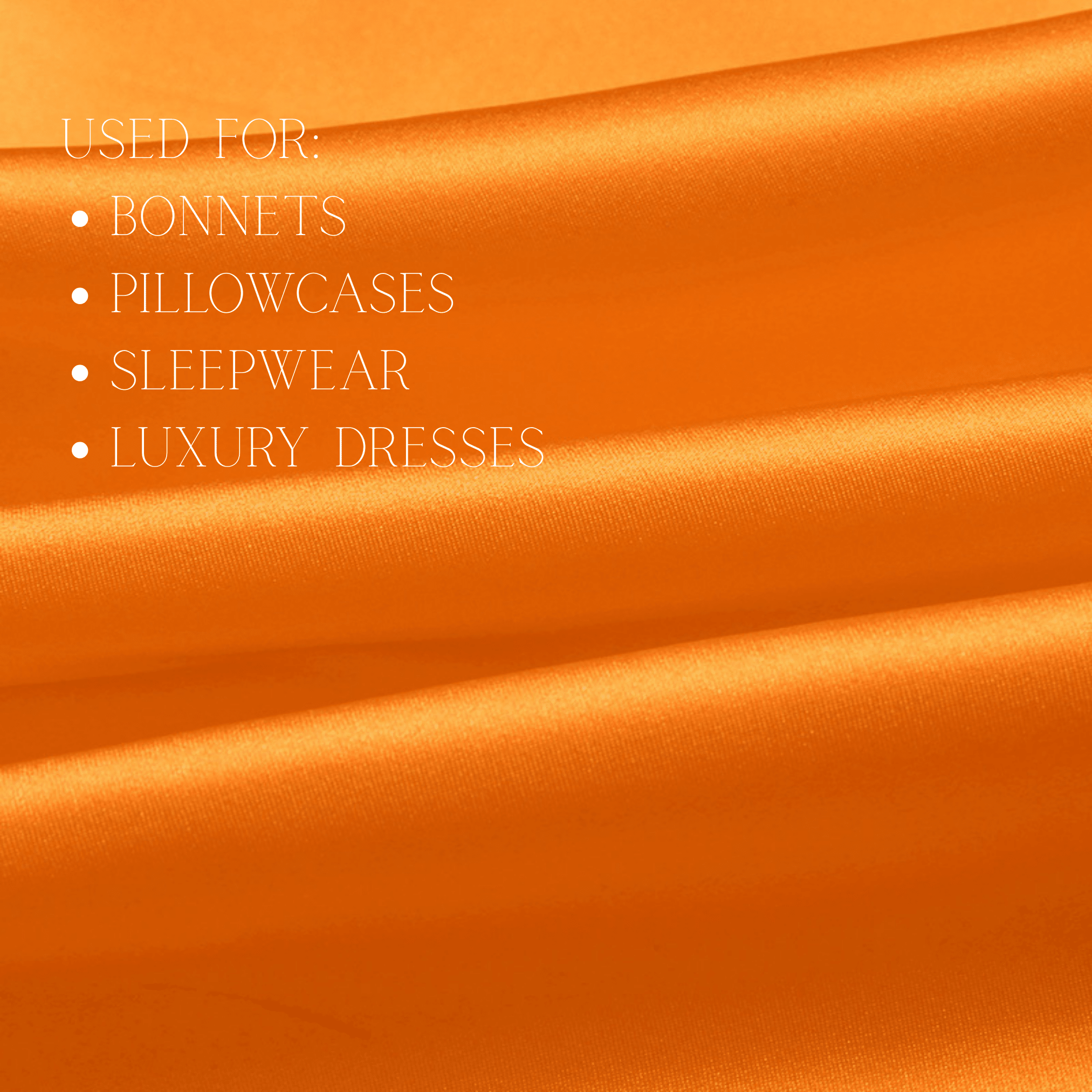 Apricot 100% Pure Mulberry Silk Fabric 19mm Cut - to - Size Silk Fabric - NOCHKA
