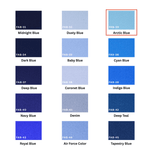 Arctic Blue Color 100% Pure Mulberry Silk Fabric 19mm Cut - to - Size Silk Fabric - NOCHKA
