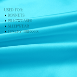 Arctic Blue Color 100% Pure Mulberry Silk Fabric 19mm Cut - to - Size Silk Fabric - NOCHKA
