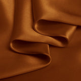 Autumn Blaze Color 100% Pure Mulberry Silk Fabric 19mm 44" Width Pre - Cut Silk Fabric - NOCHKA
