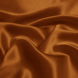 Autumn Blaze Color 100% Pure Mulberry Silk Fabric 19mm 44" Width Pre - Cut Silk Fabric - NOCHKA
