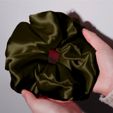 Avocado Jumbo Scrunchie – 100% Pure Mulberry Silk, Perfect for All Hair Types - NOCHKA
