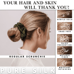 Avocado Regular Scrunchie – 100% Pure Mulberry Silk, Perfect for All Hair Types - NOCHKA
