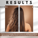 Avocado Regular Scrunchie – 100% Pure Mulberry Silk, Perfect for All Hair Types - NOCHKA
