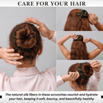 Avocado Regular Scrunchie – 100% Pure Mulberry Silk, Perfect for All Hair Types - NOCHKA
