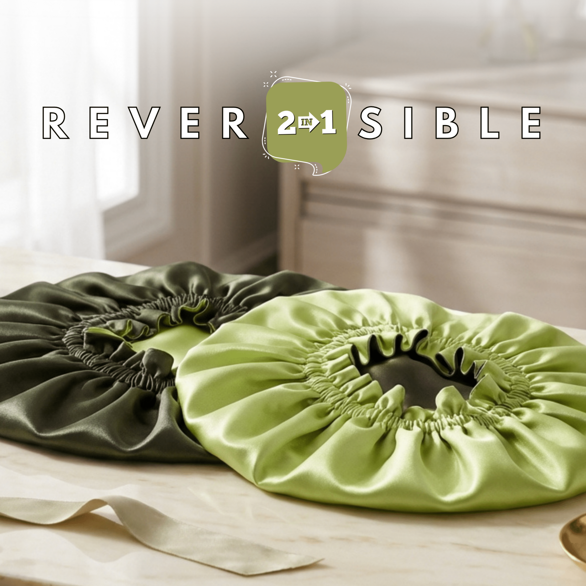 Avocado Shade Reversible Bonnet - NOCHKA

