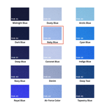 Baby Blue 100% Pure Mulberry Silk Fabric 19mm Cut - to - Size Silk Fabric - NOCHKA
