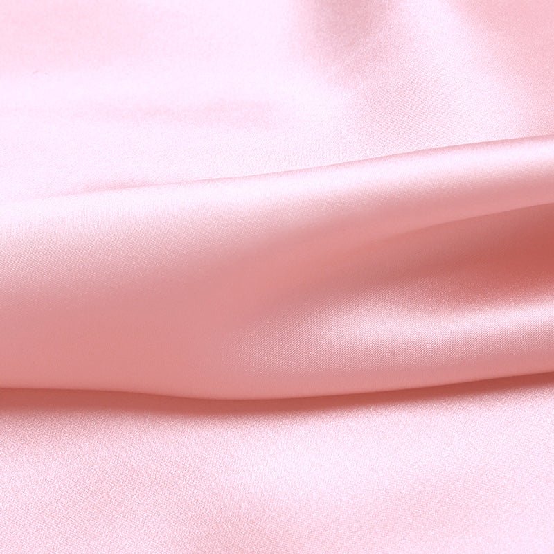Baby Pink 100% Pure Mulberry Silk Fabric 19mm 44" Width Pre - Cut Silk Fabric - NOCHKA

