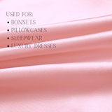 Baby Pink 100% Pure Mulberry Silk Fabric 19mm Cut - to - Size Silk Fabric - NOCHKA
