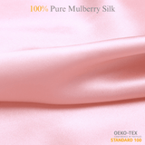 Baby Pink 100% Pure Mulberry Silk Fabric 19mm Cut - to - Size Silk Fabric - NOCHKA
