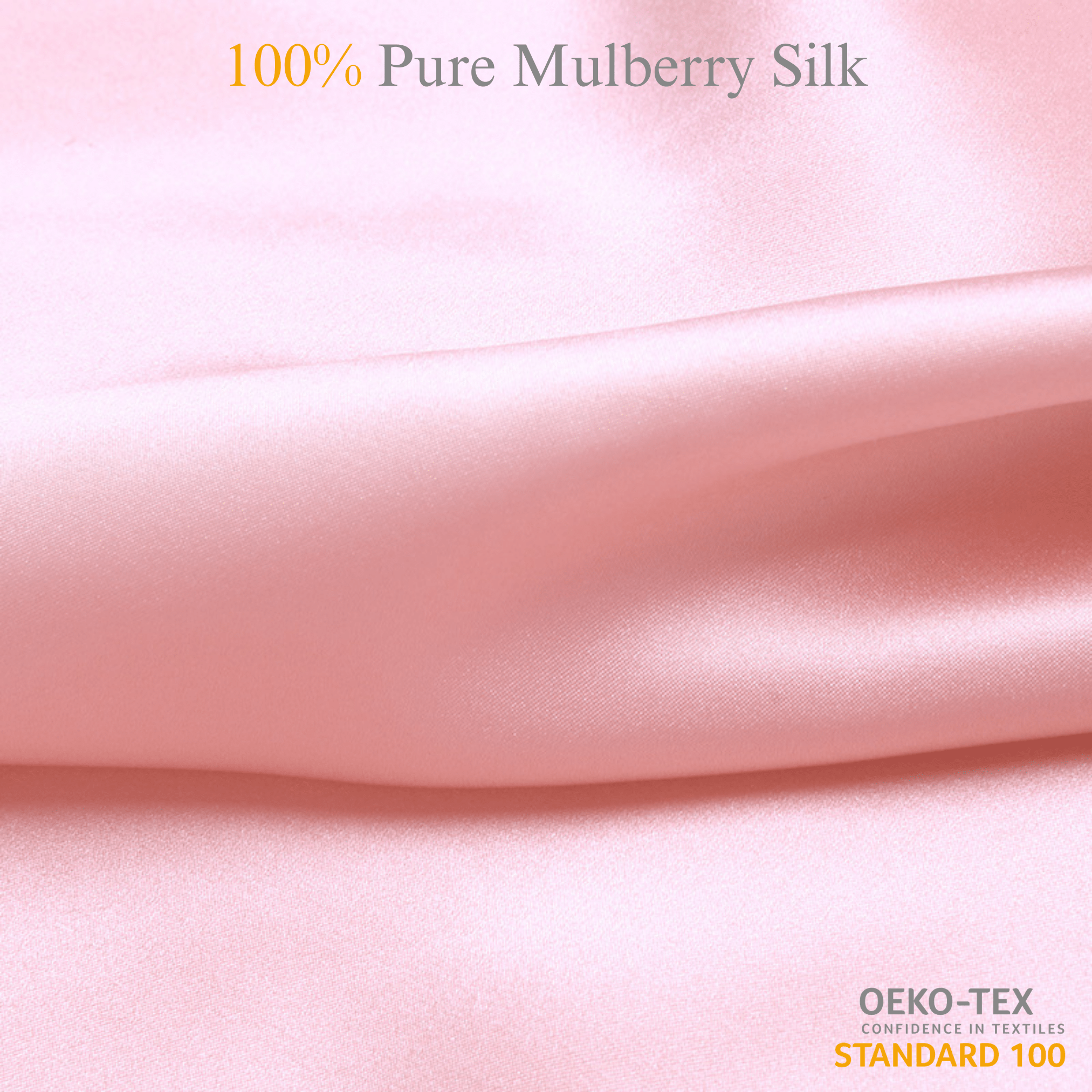 Baby Pink 100% Pure Mulberry Silk Fabric 19mm Cut - to - Size Silk Fabric - NOCHKA
