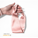 Baby Pink Pure Silk Headband - NOCHKA
