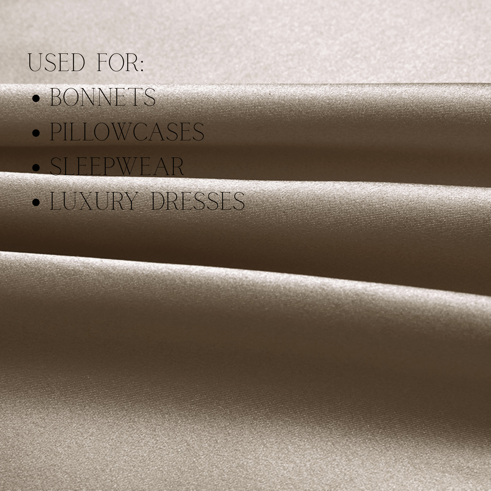 Beige 100% Pure Mulberry Silk Fabric 19mm Cut - to - Size Silk Fabric - NOCHKA
