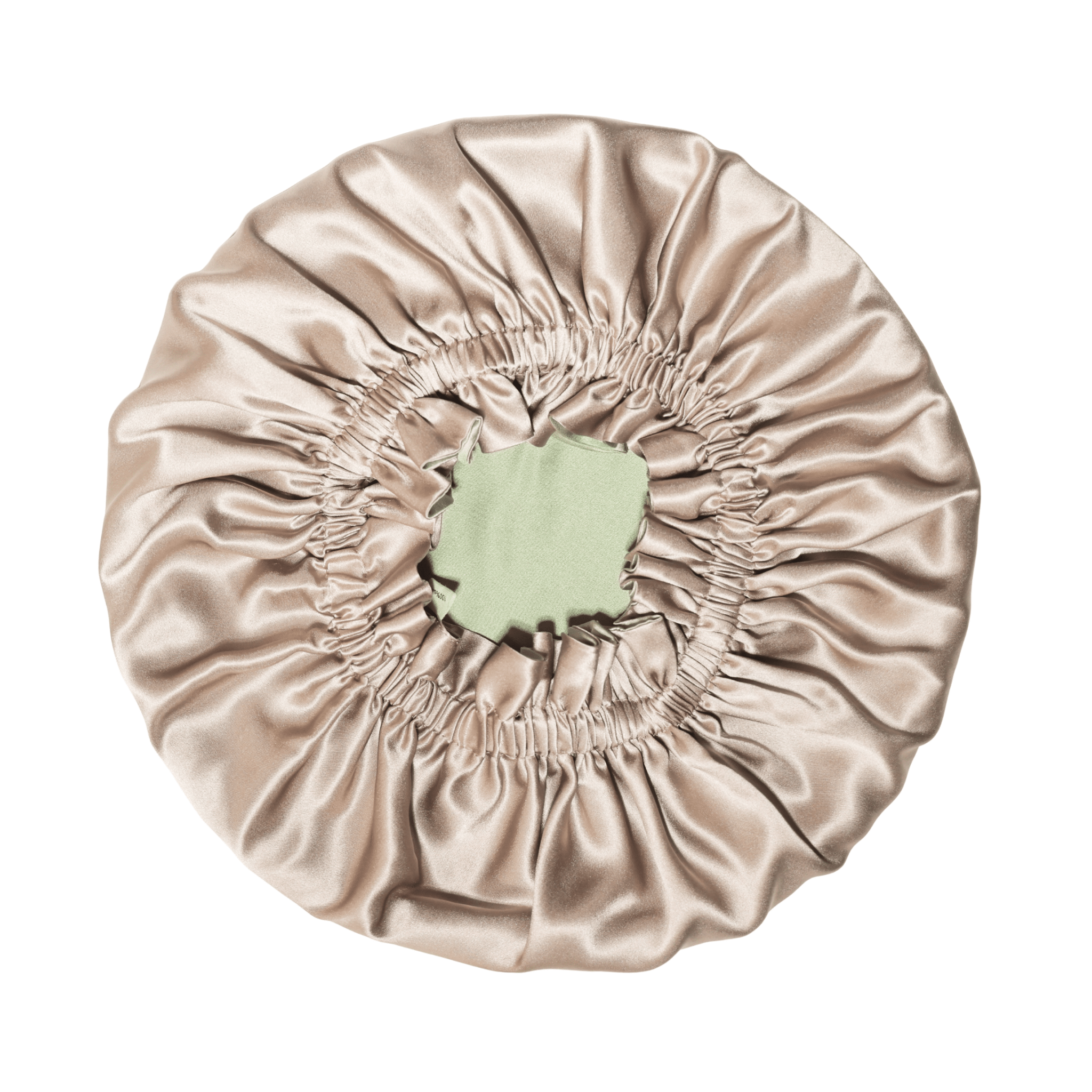 Beige and Lint Reversible Bonnet - NOCHKA
